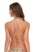 Luli Fama World On Fire Tri Color Braided Triangle Top